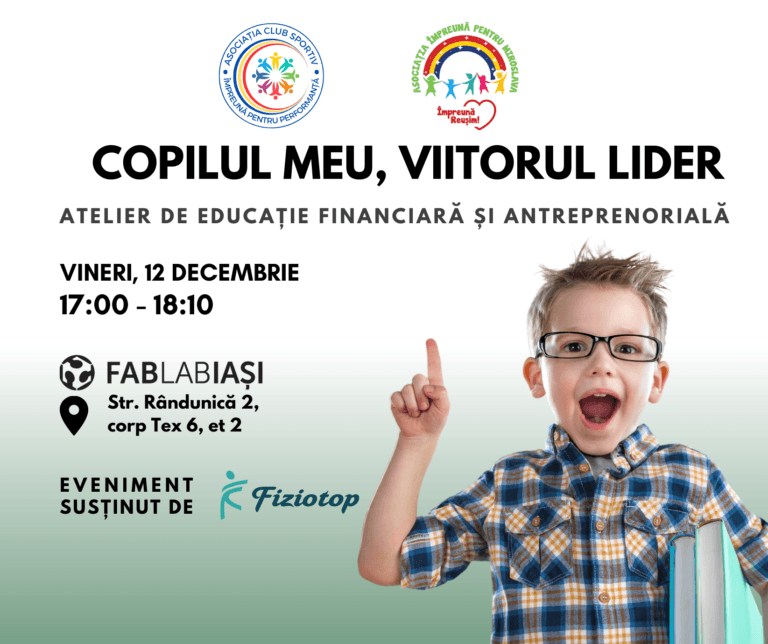 Atelier practic de Educație Financiară și Antreprenorială pentru copii (clasele II–IV)
